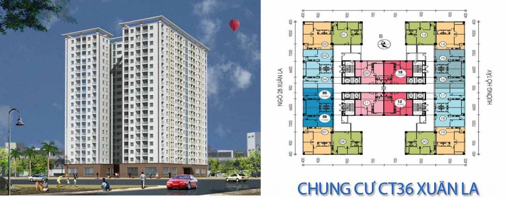 Chung cư CT36 Xuân La dành cho cán bộ sỹ quan