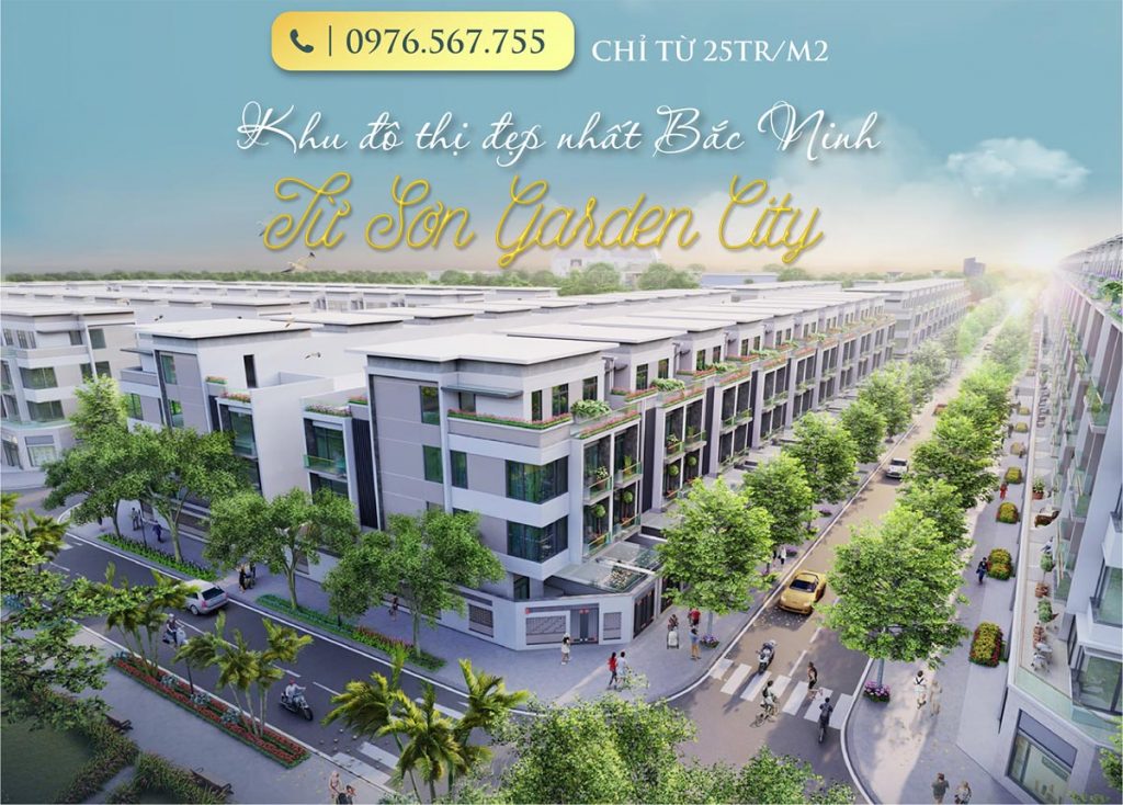 TỪ SƠN GARDEN CITY: SHOP HOUSE MẶT ĐƯỜNG TL 277 VÀ KHẢ NĂNG SINH LỜI “THẦN TỐC”